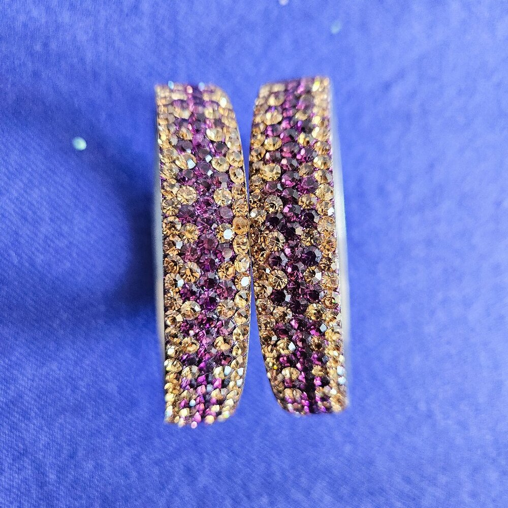 Purple Gold Bangles - Picture 2 of 8